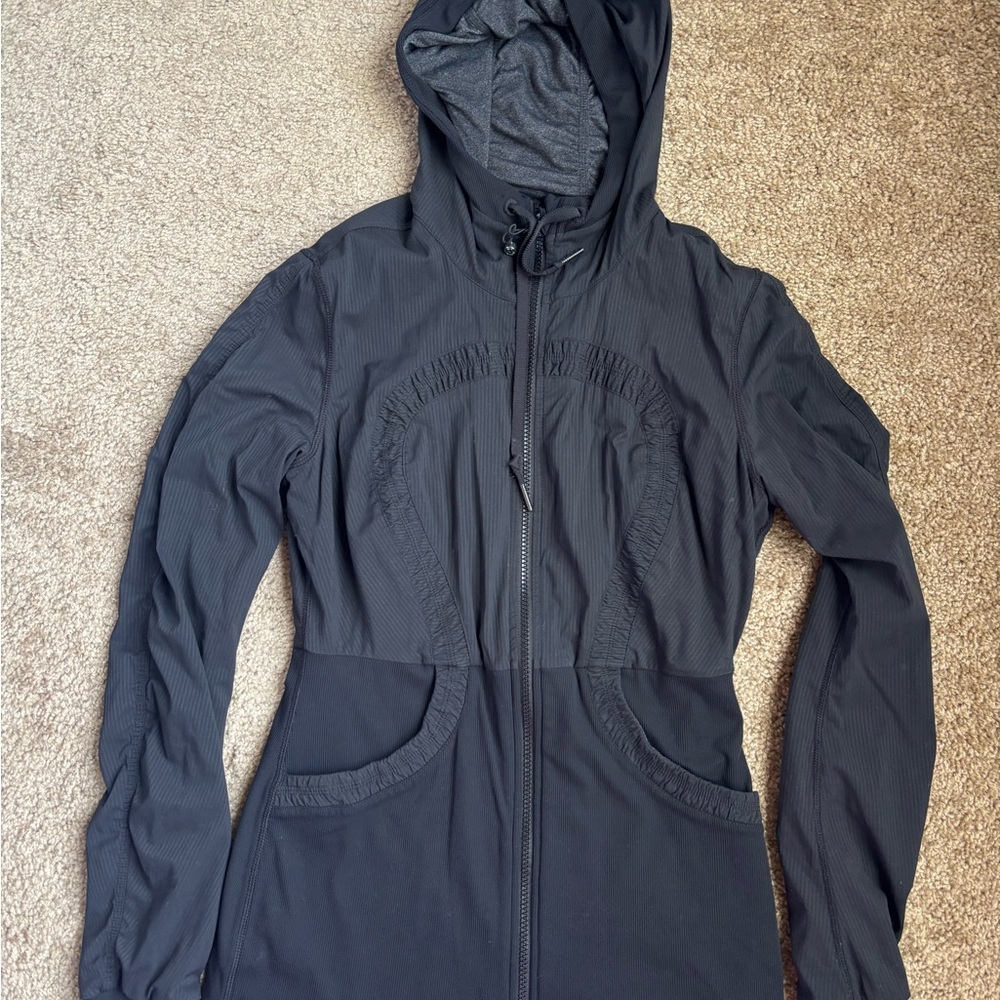 Black Hooded Jacket